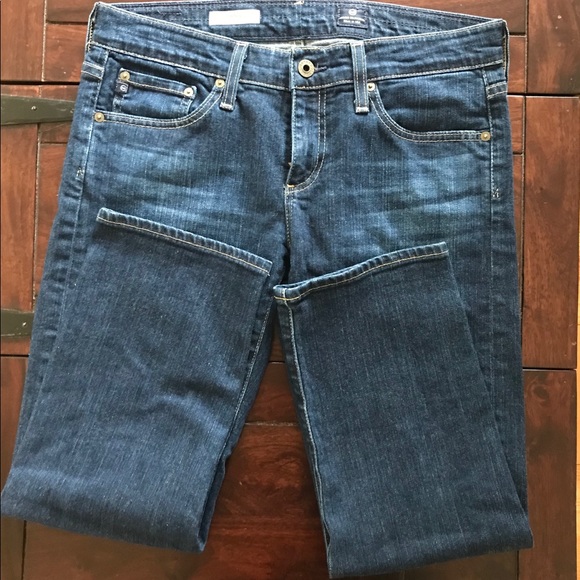 AG The tomboy crop EUC dark blue jeans - Picture 2 of 5